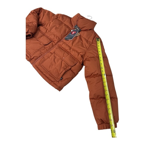 Vans Rust Orange Puffer Jacket Aubrey Primaloft Puffer Jacket size L NWT - Picture 8 of 14